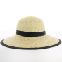 Capeline Femme en Paille Naturelle