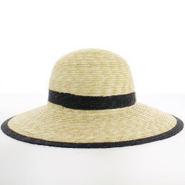 Capeline Femme en Paille Naturelle