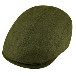 copy of Natural linen flat cap - Traclet