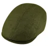 Flat Cap Prato Linen Khaki - Traclet Reference: 22076| Traclet Hatmakers