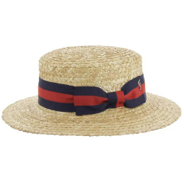 Flechet Bruges Straw Boater Hat