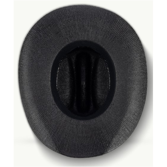 Black Straw Gunlock Cowboy Hat - SCIPPIS - Traclet
