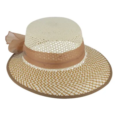 Saint-Clair Large Visor Cap Beige - Traclet  Reference: 220889| Chapellerie Traclet