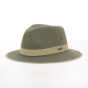 Auckland Traveller Hat Khaki & Hazelnut Cotton - Traclet