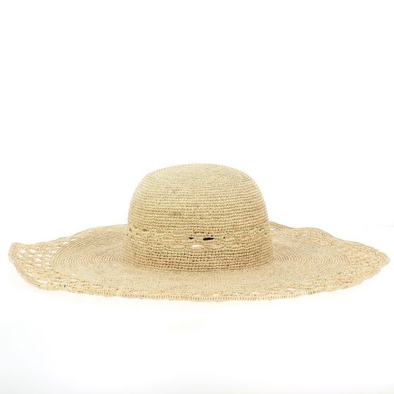 Capeline Fabiola Raphia Crochet - Traclet