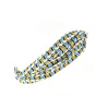Nœud Turban Motif Rétro Multicolore