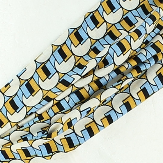 Multicolored Retro Pattern Turban Knot