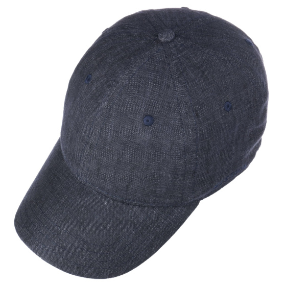 Casquette Baseball Fountain Lin Gris Foncé - Stetson