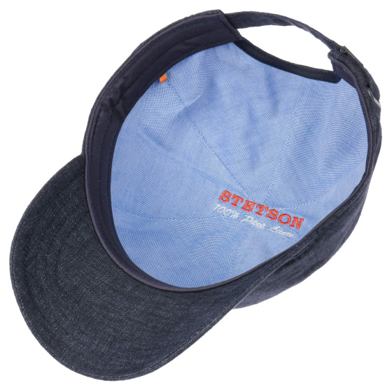 Dark Gray Linen Baseball Cap Fountain - Stetson