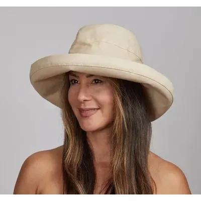 Beige Cotton Sunny Sun Hat - American Hat Reference: 22102| Traclet Hatmakers