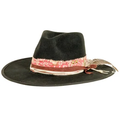 Chapeau Traveller Onyx Laine Noir - American Hat Makers