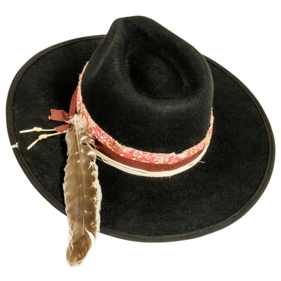 Chapeau Traveller Onyx Laine Noir - American Hat Makers
