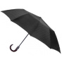 Men's Medium Folding Umbrella Black - Piganiol