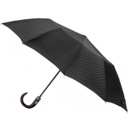 Men's Medium Folding Umbrella Black - Piganiol