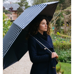 Parapluie De Golf Pliant Automatique Marinière UPF 50+ - Piganiol