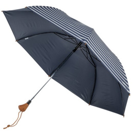 Parapluie De Golf Pliant Automatique Marinière UPF 50+ - Piganiol