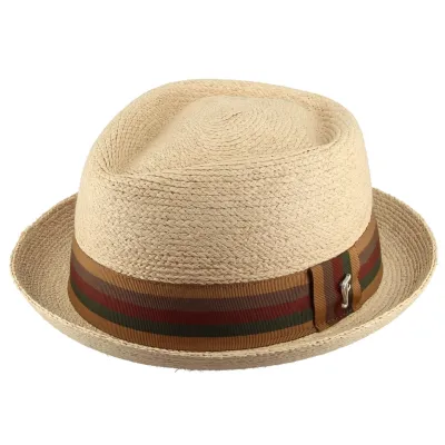 Ludo Pork Pie Natural Straw Hat - Flechet