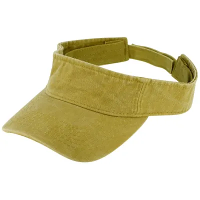 Calvia Cotton Visor Cap Mustard Yellow - Traclet Reference: 22109| Traclet Hatmakers