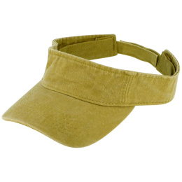 Calvia Cotton Visor Cap Mustard Yellow - Traclet