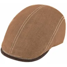 Casquette Bombée Giovanni lin Camel - Traclet