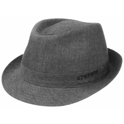 Gray Linen Trilby Hat - Stetson - Reference: 16741