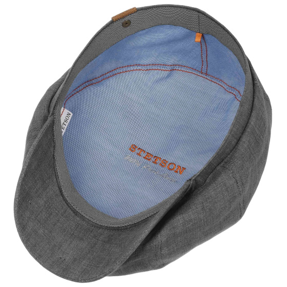 Stetson Anthracite Linen Hatteras Cap Stetson Anthracite Linen Hatteras Cap