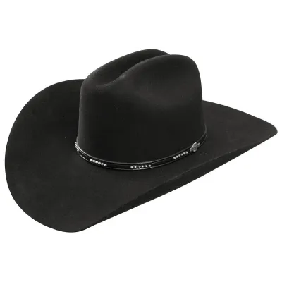 Chapeau Cowboy Liano Buffalo 4X Noir - Stetson  Reference : 22137| Chapellerie Traclet