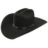 Chapeau Cowboy Liano Buffalo 4X Noir - Stetson  Reference : 22137| Chapellerie Traclet