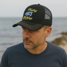 copy of Baseball Cap Trucker Cotton Black- Stetson