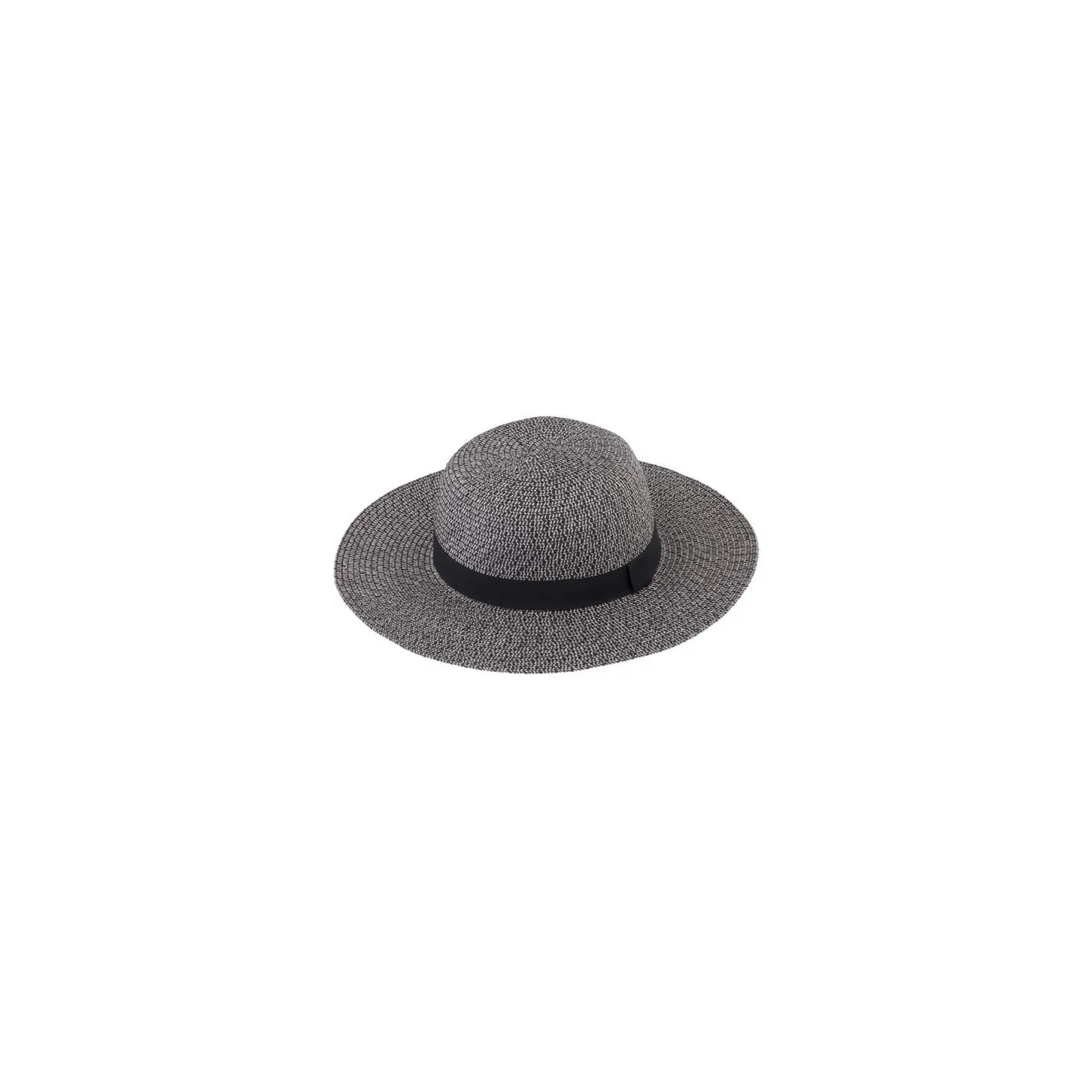 Capeline Stella Paille Papier Noire - Traclet  Reference : 22150| Chapellerie Traclet