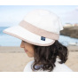 Casquette Fille Louison  Jugulaire Anti-UV  Vieux Rose - Soway