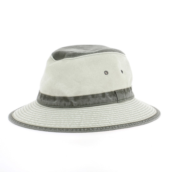Khaki Spenser Safari Traveller Hat - Crambes