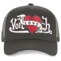 Casquette Baseball Love Noire - Von Dutch