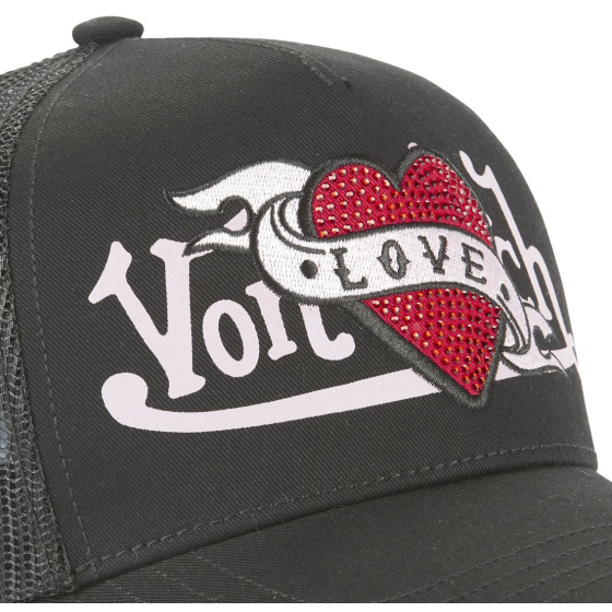 Love Black Baseball Cap - Von Dutch