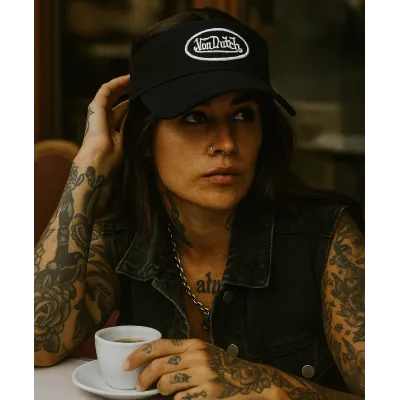 Casquette visière Santa Barbara Noire - Von Dutch