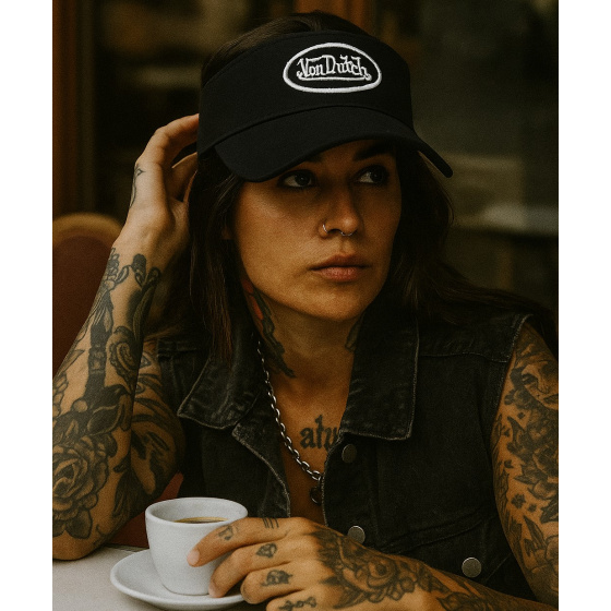 Casquette visière Santa Barbara Noire - Von Dutch