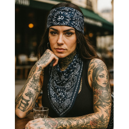 Bandana Santa Clara Coton Marine - Von Dutch