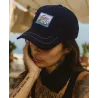 Casquette Baseball Brazil Marine Coton - Woed