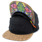 Black Minka Snapback Cap - Woed