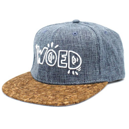 Casquette Snapback Crânes Bleu/Gris - Woed