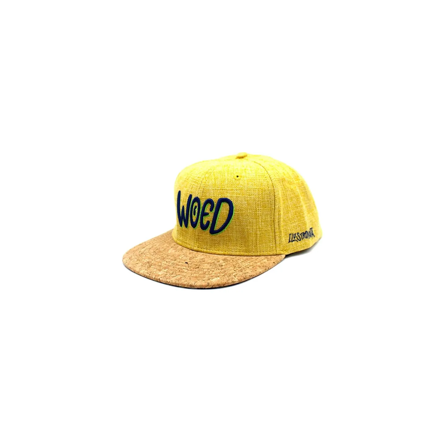 Ilustronauta Mustard Yellow Snapback Cap - Woed Reference: 22176| Traclet Hat Shop