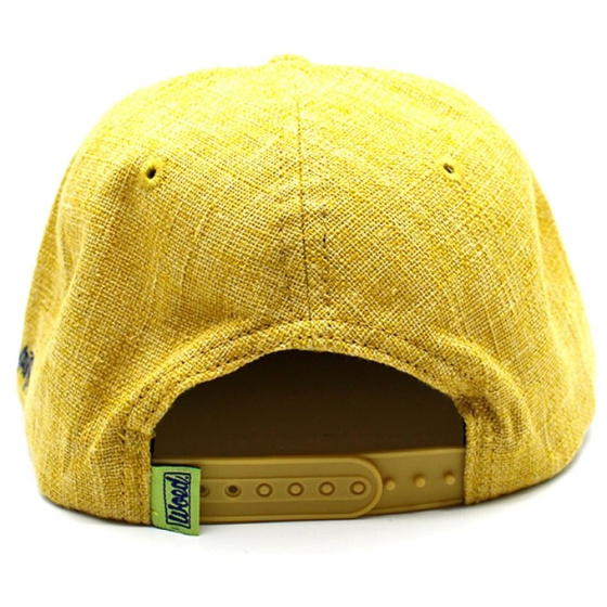 Ilustronauta Mustard Yellow Snapback Cap - Woed