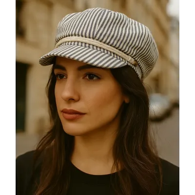 Casquette Gavroche Evora Coton & Lin - Traclet