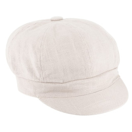 copy of Costanza Gray Linen Newsboy Cap - Traclet