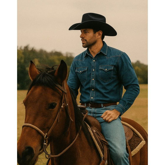 copy of Cowboy Cattleman buffalo hat 4X Stetson