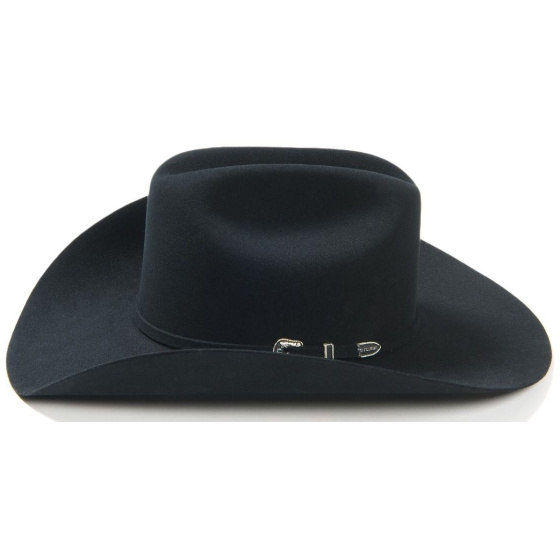 Stetson Black Fur Felt Skyline 6X Cowboy Hat