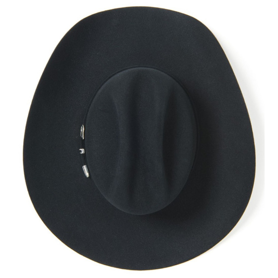 Stetson Black Fur Felt Skyline 6X Cowboy Hat
