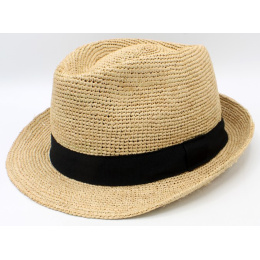 Chapeau Trilby Sylvain Raphia Naturel - Traclet