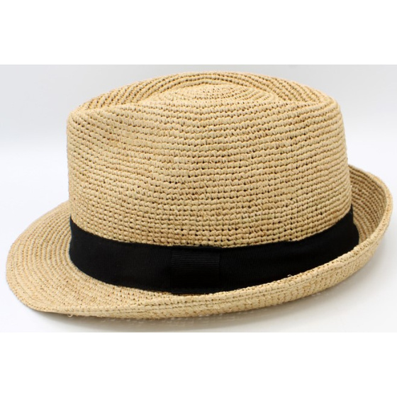 Chapeau Trilby Sylvain Raphia Naturel - Traclet