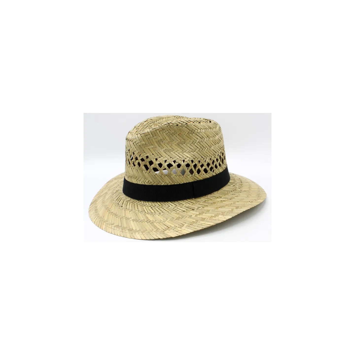 Chapeau Traveller Gardener Paille Ruban Noir - Traclet